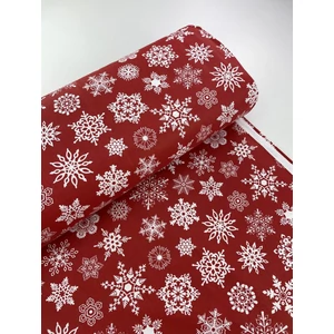 Vörös-Fehér Hópihe pamutvászon