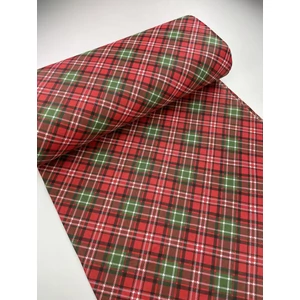 Skót Kockás pamutvászon