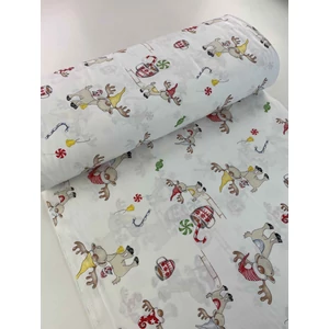 Cuki Ünnepi Szarvas Pamutvászon