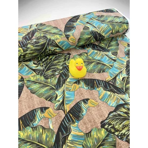 Kék-Zöld Banánlevél Vízlepergetős Duck anyag