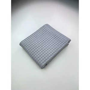 Szürke darázsszövet nagy négyzet mintával