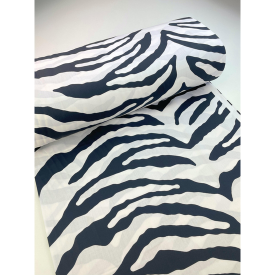 Zebra pamutszatén