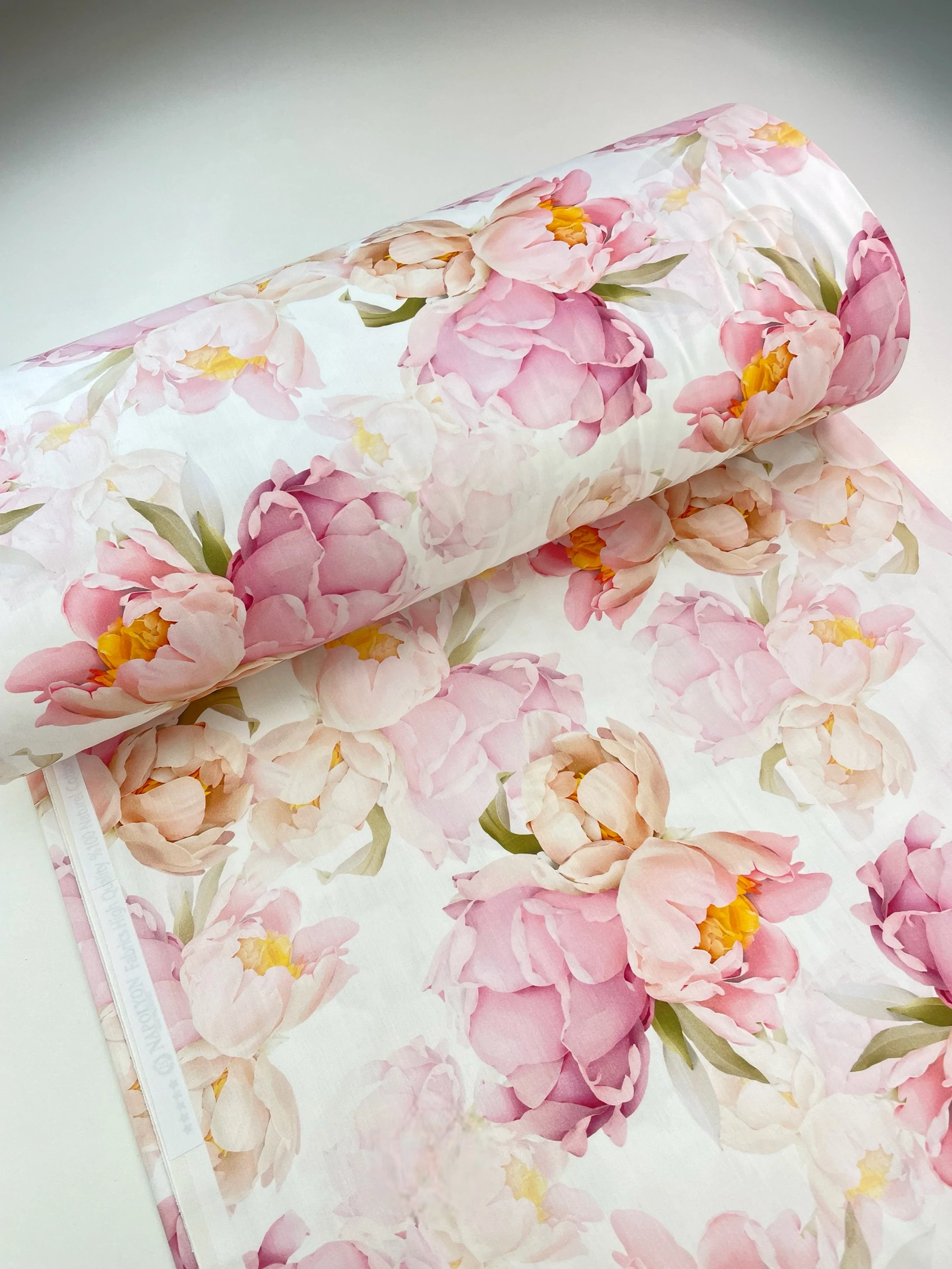 Bazsarózsa pamutszatén